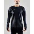 Craft Sport Long Sleeve Shirt Evolve Crew Neck - made of stretch material - black Men